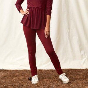 Matilda Jane Wonder Legging, Burgundy New With Tags Size Medium